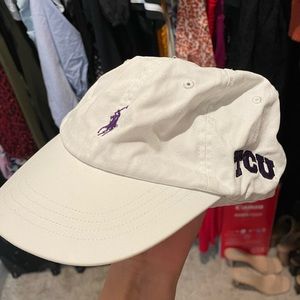 TCU women’s white hat